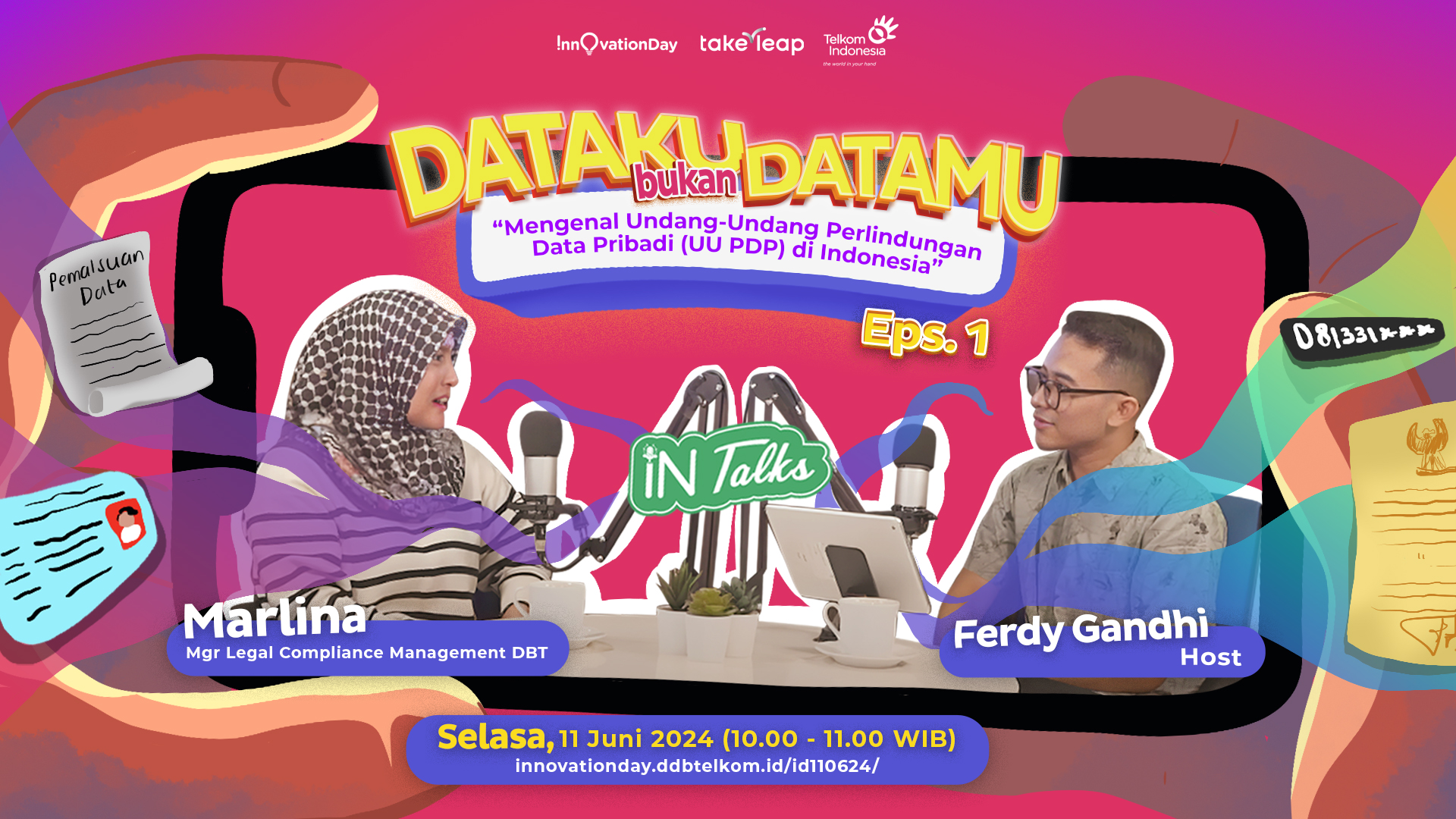 #DatakuBukanDatamu1: ”Mengenal Undang-Undang Pelindungan Data Pribadi (UU PDP) di Indonesia”