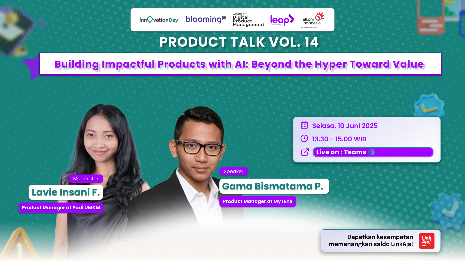 Product Talk Vol.14 - Building Impactful Products with AI : Beyond the Hype Toward Value