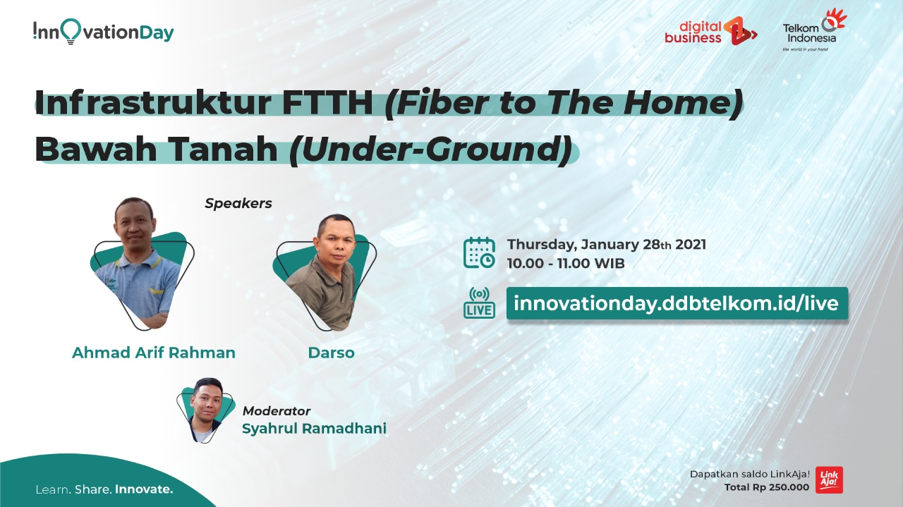 Infrastruktur FTTH (Fiber to the Home) Bawah Tanah (Under-Ground)