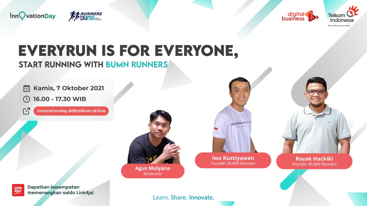 EVERYRUN IS FOR EVERYONE, Start Running with BUMN Runners!