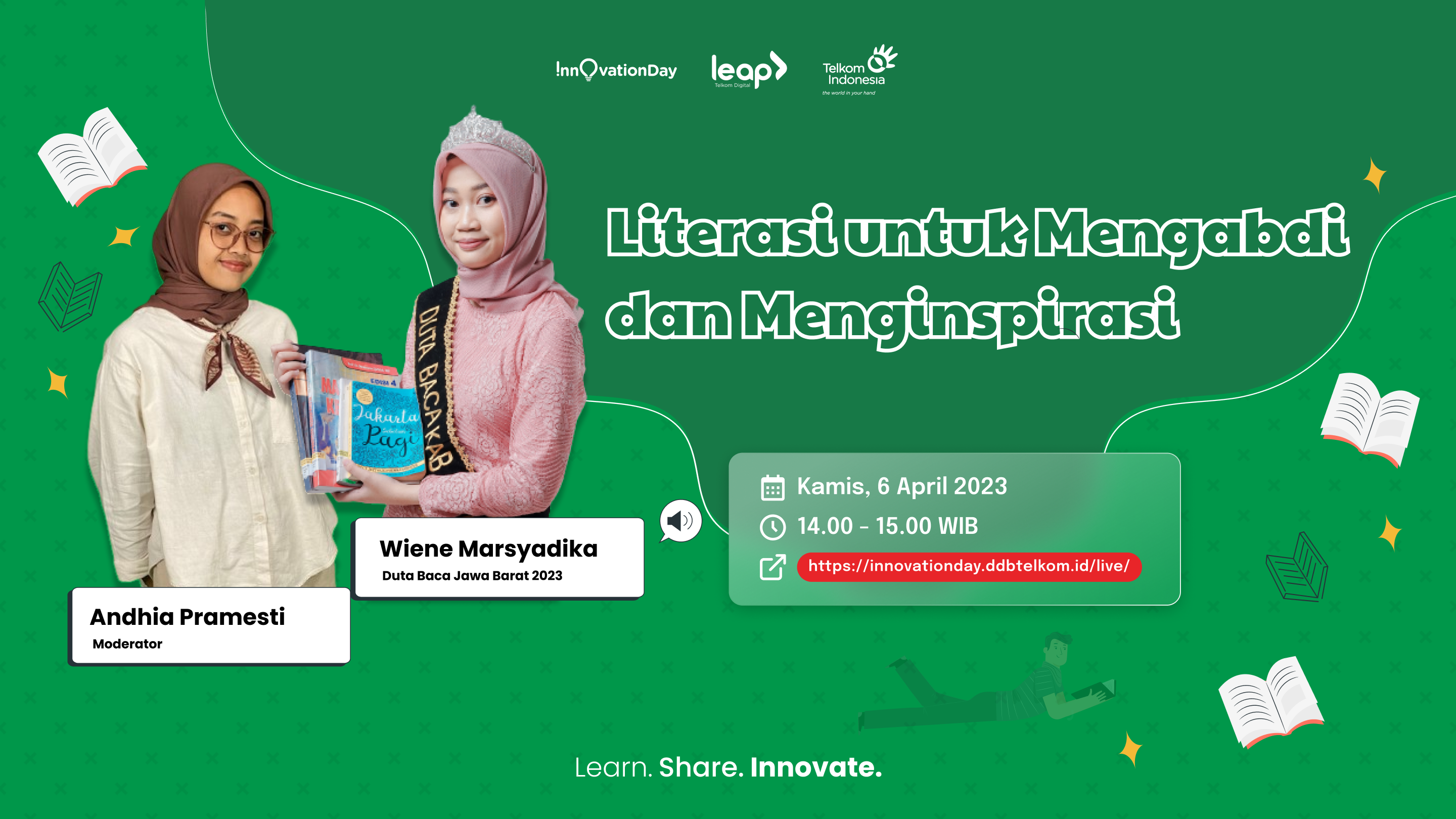 Literasi untuk Mengabdi dan Menginspirasi ‌