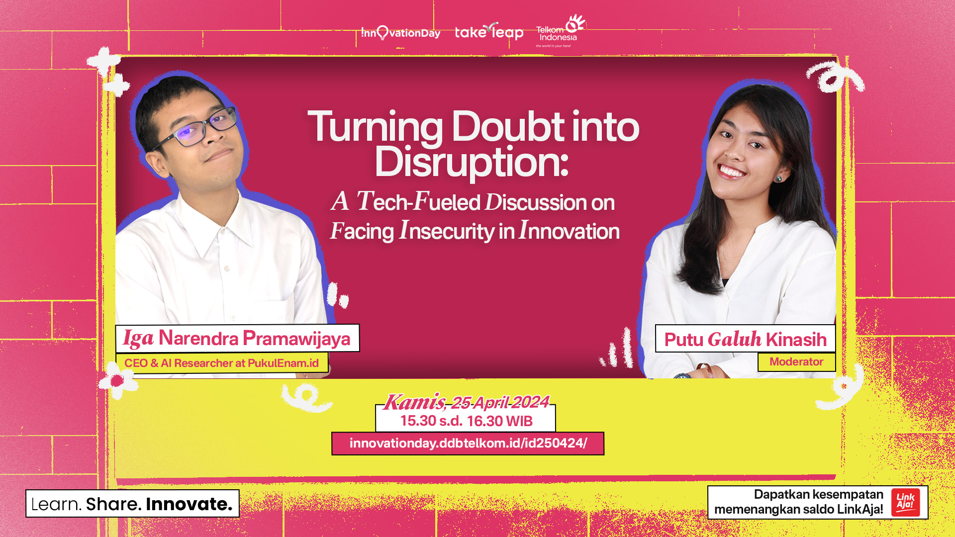 Turning Doubt into Disruption: A Tech-Fueled Discussion on Facing Insecurity in Innovation