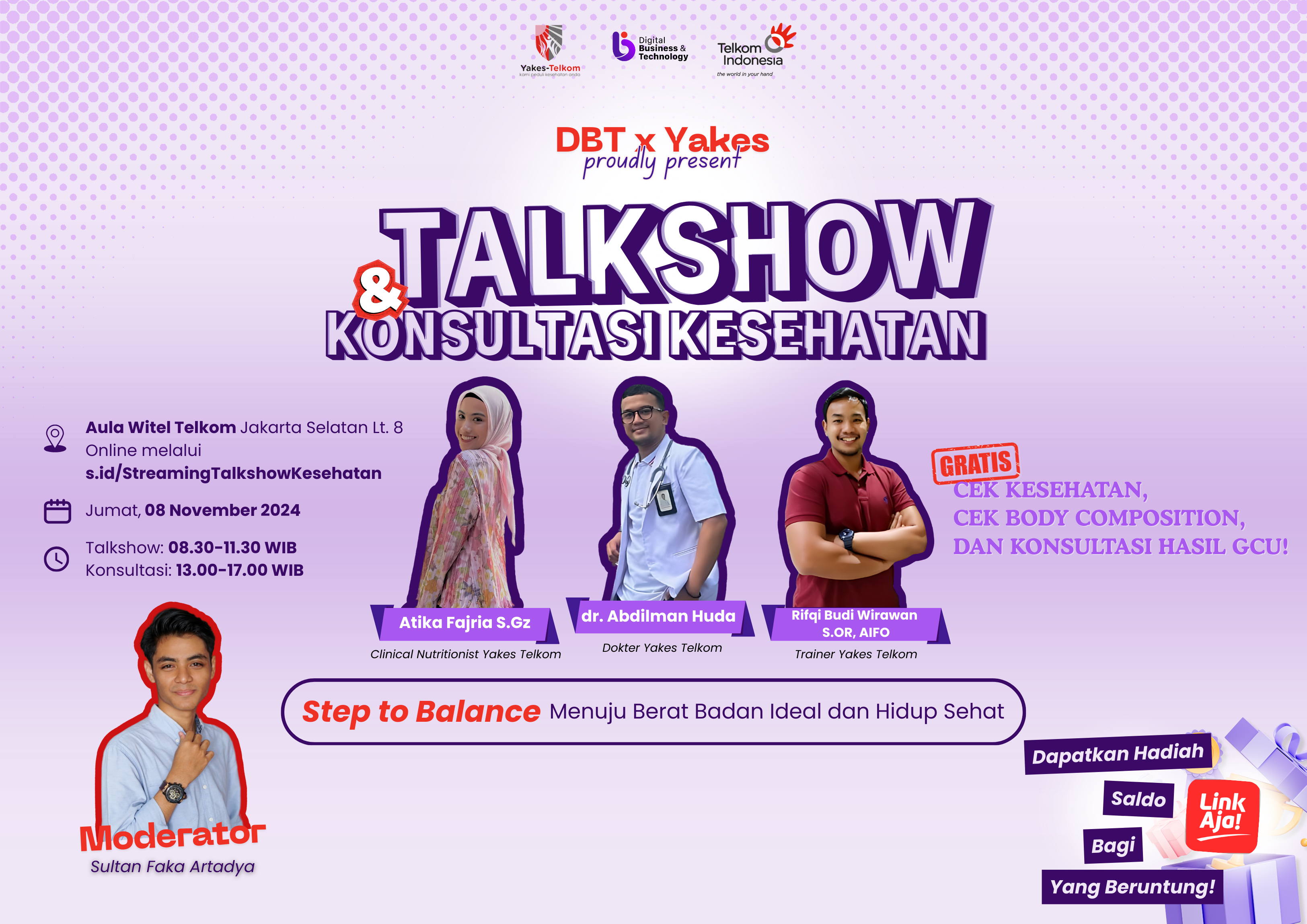 Talkshow & Konsultasi Kesehatan (DBT X Yakes)